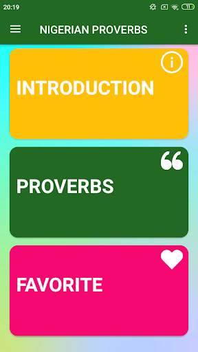 Nigerian Proverbs in English скриншот 1