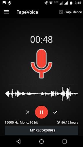 Smart Recorder , Voice Recorder - TapeVoice скриншот 2
