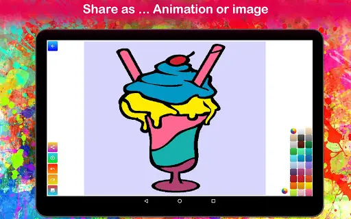Cake Coloring Pages Game for kids 🎂 screenshot 15