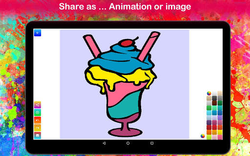 Cake Coloring Pages Game for kids 🎂 screenshot 15