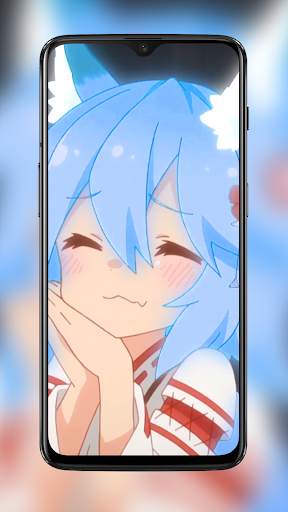 Senko Rainbow Fox Anime Girl Live Wallpapers screenshot 6