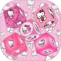 3D Kitty Cube Live Wallpaper -Kitty Live Wallpaper