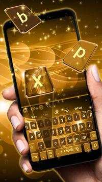 Classic Simple Gold Keyboard Theme screenshot 2