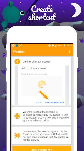 Weather Frog Shortcut screenshot 2