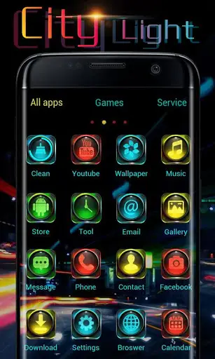 City Light GO Launcher Theme screenshot 1