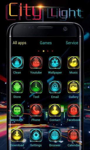 City Light GO Launcher Theme screenshot 1