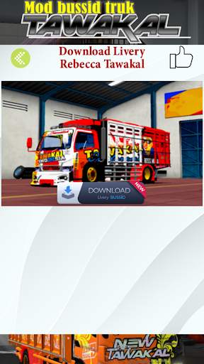 Mod Bussid Truck Tawakal screenshot 5