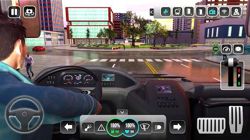 Simulator bus 3d-Permainan bus screenshot 14