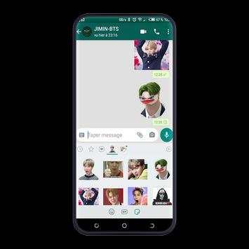 Jimin Stickers for WhatsApp screenshot 4