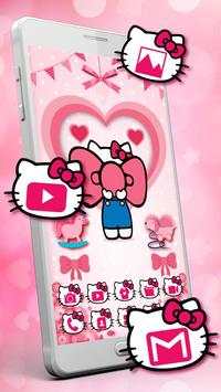 Princess Kitty Bow Launcher Themes HD Wallpapers screenshot 2