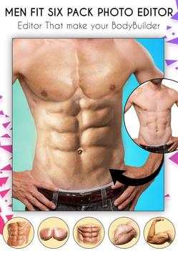 Man Fit Body Editor - Six Pack Abs Body Style 4 تصوير الشاشة