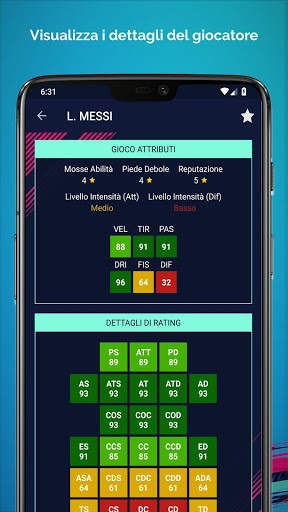 Potenzialità Giocatori 19 screenshot 4