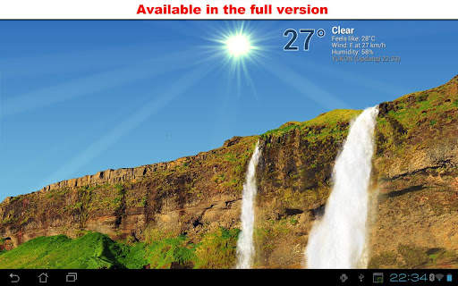 True Weather, Waterfalls FREE screenshot 4
