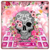 Flower Skull Keyboard icon