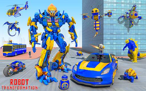 Multi Robot Car Transform Game screenshot 8