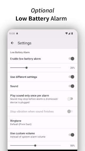 Full Battery Charge Alarm screenshot 6
