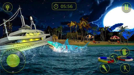 Scary Shark Hunting Games - Beach Shark Attack 3D स्क्रीनशॉट 3