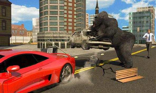 Angry Wild Gorilla City Attack screenshot 1