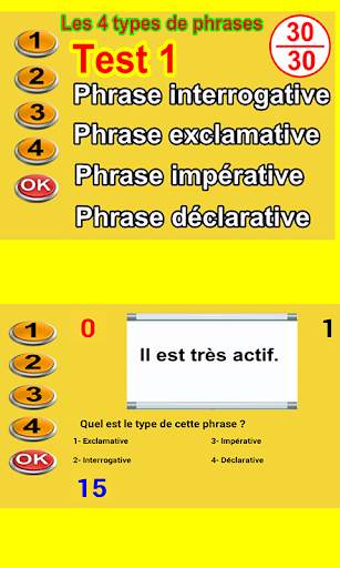 Apprendre les types de phrases screenshot 1