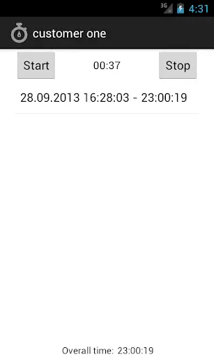 Work Time Counter screenshot 2