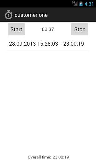 Work Time Counter screenshot 2