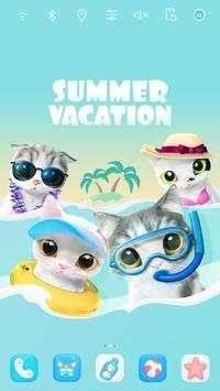 Sugarcat's Vacation theme screenshot 2