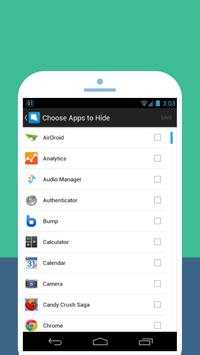 اخفاء التطبيقات والبرامج screenshot 2