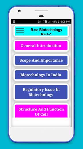 Bsc Biotechnology Part 1 screenshot 1