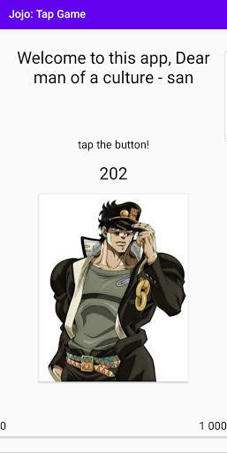 JoJo: Tap Game screenshot 1