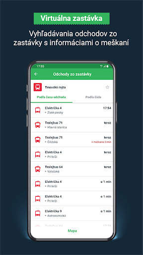 Dopravná karta v mobile screenshot 4
