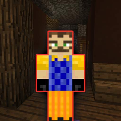 My Horror Neighbor Skin Map For MCPE Mods 1.0