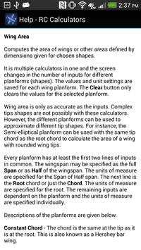 RC Calculators Free Edition screenshot 5