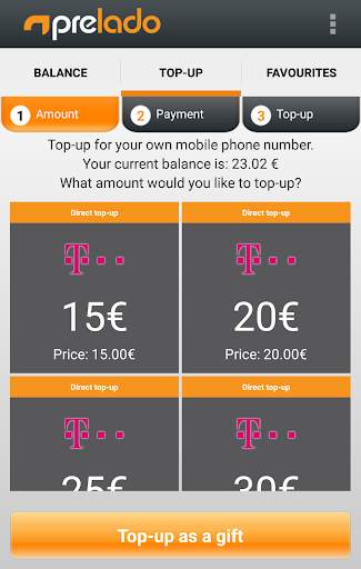 prelado - Mobile Phone Top-up screenshot 2
