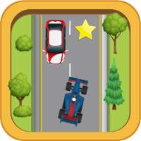 Crazy Car Racing 2D - 2020 logo