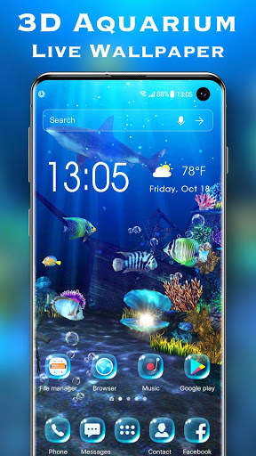 3D Aquarium Live Wallpaper screenshot 1