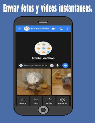 Medel Messenger: mensajes y videollamadas gratis screenshot 2