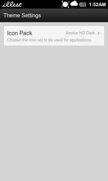 Aeolus HD Dark Launcher Pro 2 تصوير الشاشة