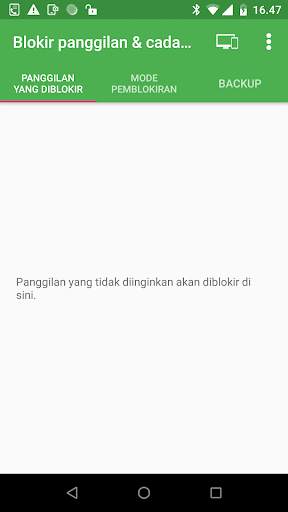 Pemblokir Panggilan & Cadangan Panggilan screenshot 1