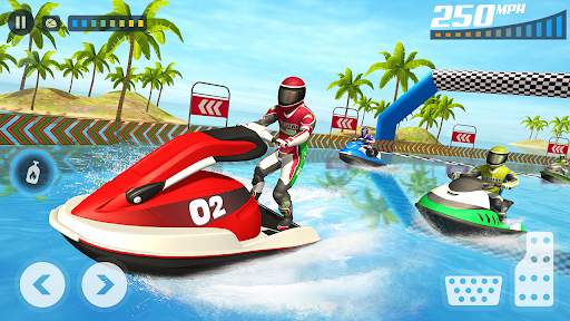 Jet Ski Stunts Racing Games - New Water Games 2021 screenshot 1