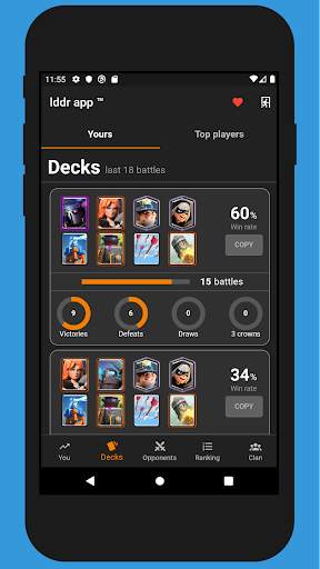 Lddr - Clash stats for ladder screenshot 3