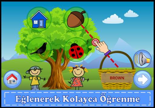 Çocuklar Öğreniyor Renkler-Sayılar-Şekiller Türkçe screenshot 2