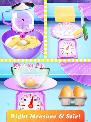 Galaxy Inside Cake: Cooking Games for Girls screenshot 5