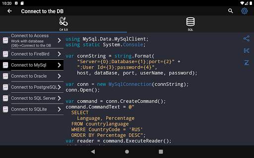 C# 9 & SQL screenshot 14
