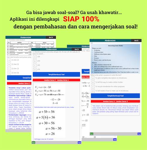 Soal Ujian Sekolah SMP/MTs 2021 скриншот 7