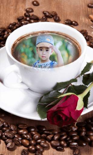 Coffee Cup Photo Frame Good Morning Application 2 تصوير الشاشة