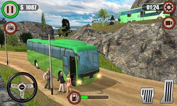 Hill Climb Simulator - Bus Mountain Drive 3D screenshot 2