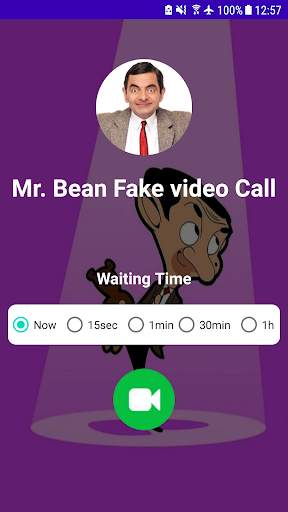 Mr. Bean Fake video Call messenger screenshot 2