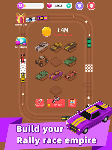 Merge Car Racer - Idle Rally Empire screenshot 14