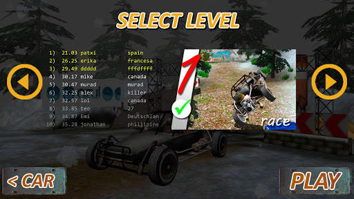 Car Crash Forest racing game screenshot 3