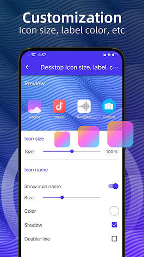 Pie Launcher version 2024 screenshot 5